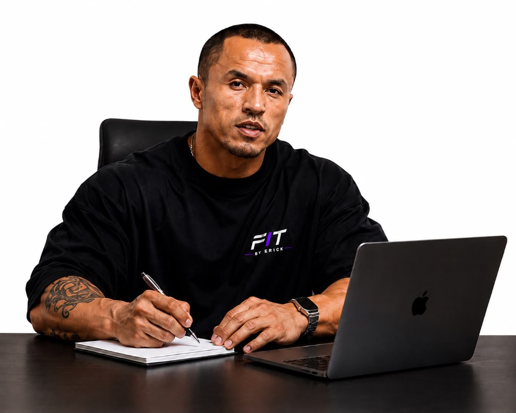 Erick Camacho elaborando programas personalizados